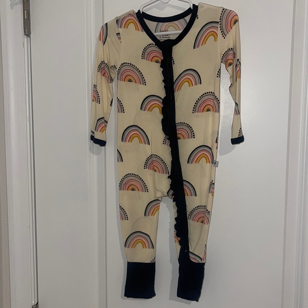 Birdie Bean zipper footie